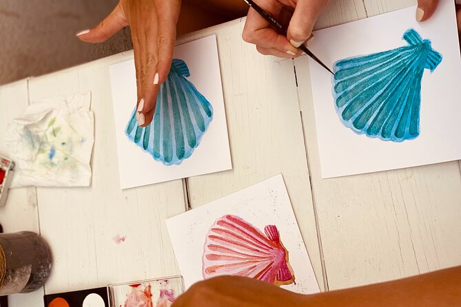 1 Hour Watercolor Workshop in Parikia Paros! - Meeting at Heart of Paros Apartments