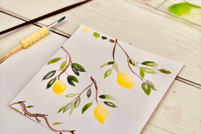 1 Hour Watercolor Workshop in Parikia Paros! - The personal touch matters