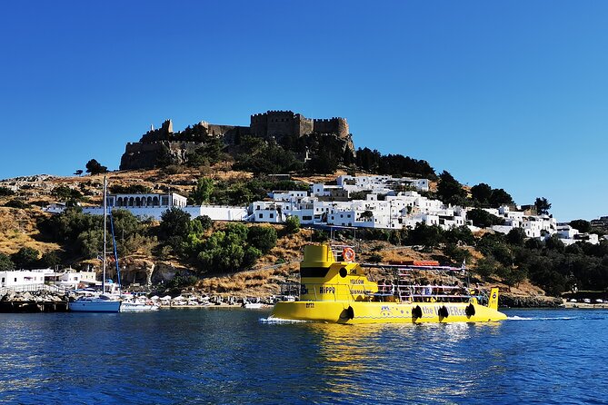 3-Hour Adventure With Hippo Submarine - Agios Pavlos Beach and the church view