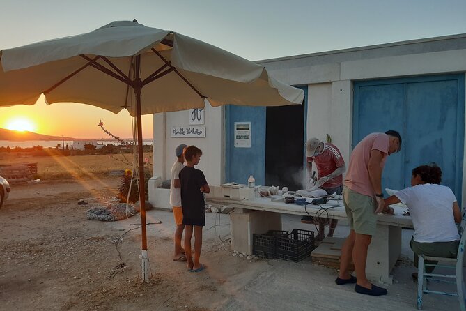 3-Hour Marble Workshop Creating your own Souvenir out of ( Paros ) Marble - Key points before you book