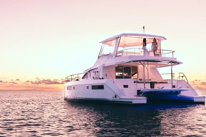 3-Hours Sunset Catamaran Cruise with Dinner all Inclusive - The sunset stop is the heart of the evening