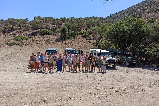 4x4 Safari Tour South Crete Agiofarago Matala - Lunch, Cretan wine, and Sivas village