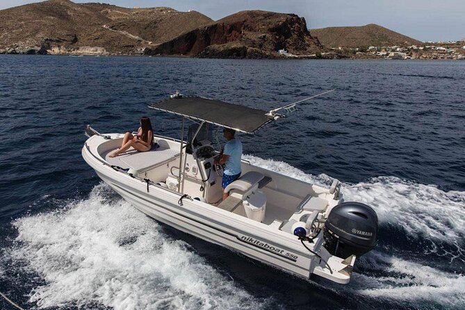 5 Hours Boat Rental in Santorini - Starting at Vlichada and getting ready