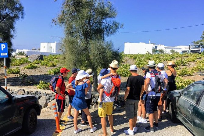 6-Hour Private Best of Santorini Experience - Red Beach shows Santorini’s volcanic side
