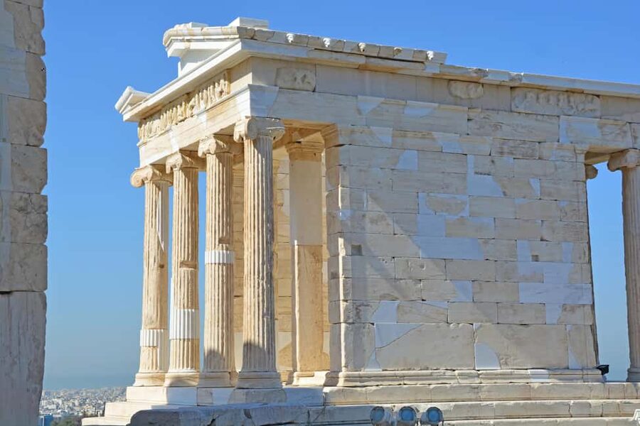Acropolis: 3D representations & audiovisual self-guided tour - Temple of Athena Nike and the Smaller Monuments