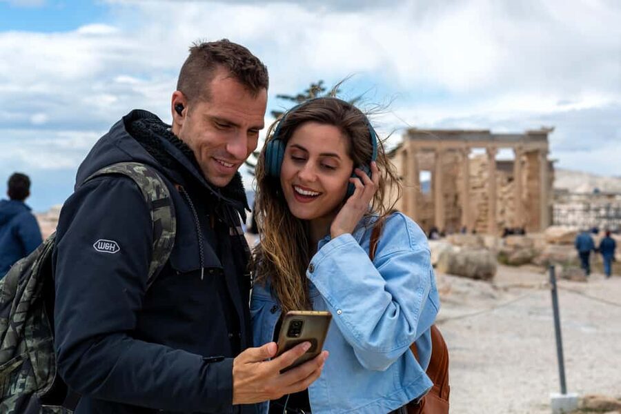 Acropolis: 3D representations & audiovisual self-guided tour - Views Across Athens and Toward the Sea