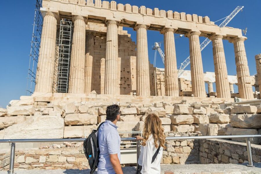 Acropolis & Acropolis Museum PRIVATE Expert led Guided Tour - Propylaea, Temple of Athena Nike, and the first great views