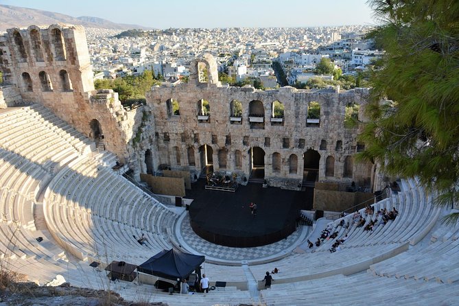 Acropolis of Athens, Parthenon and Acropolis Museum private tour with dinner - The Odeon and Asclepeion on the south slope