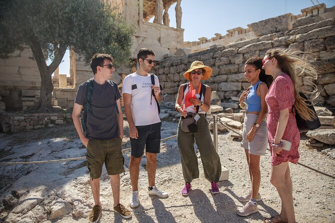 Acropolis Walking Tour, Including Syntagma Square & City Center - Reaching the Propylaea, Nike Temple, and Parthenon
