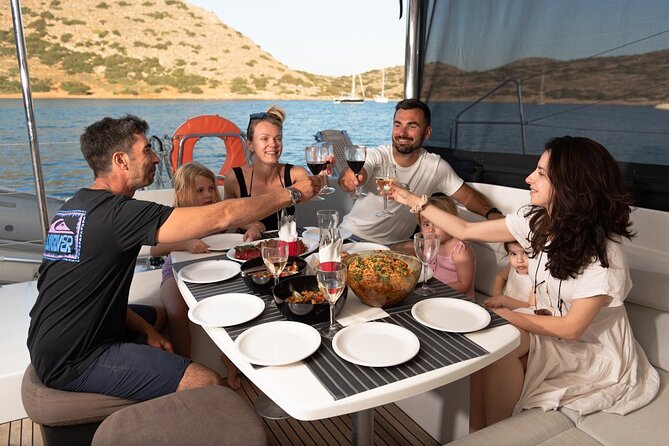 Ag. Nikolaos: Catamaran Trip with Sushi, Drinks, & Water Toys - Who will get the most from this cruise