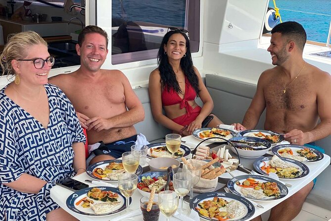 Ag. Nikolaos: Catamaran Trip with Sushi, Drinks, & Water Toys - Booking ahead and cancellation flexibility
