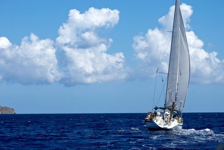 Agia Galini: South Crete Sailing Trip with Optional Lunch - Sailing back toward Agia Galini