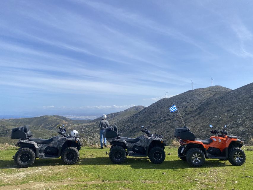 Agia Pelagia Crete Quad Bike authentic backland Tour - Learning to handle the quad safely
