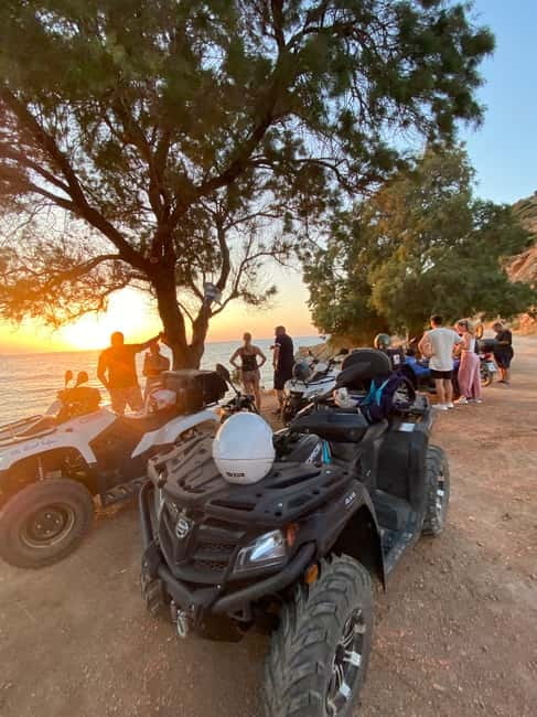 Agia Pelagia: Sunset or Morning Quad Tour & Ghost Town Visit - The guides and the feel of the group