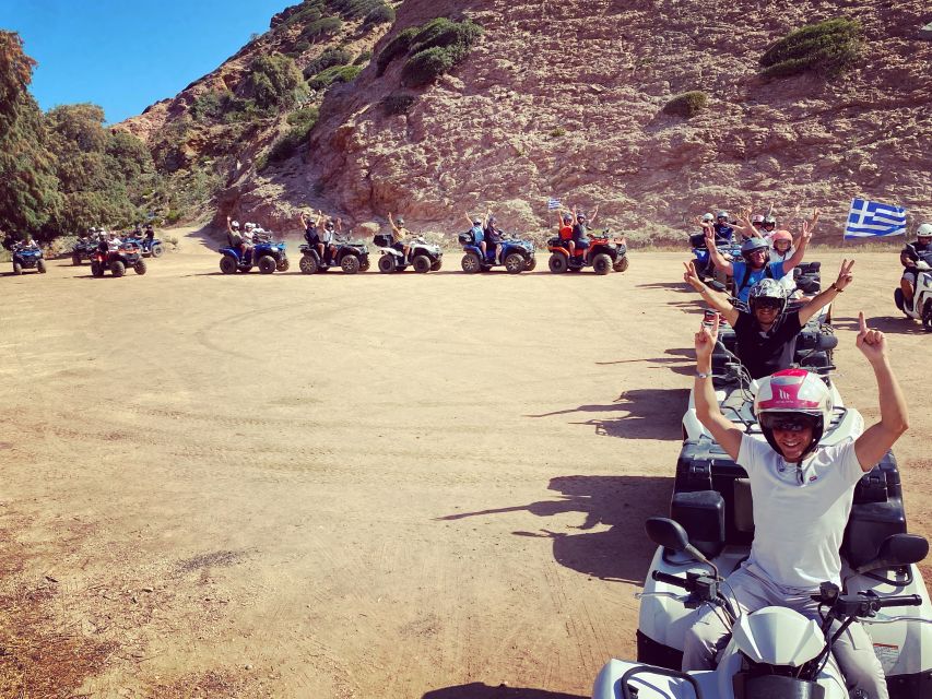 Agia Pelagia: Sunset or Morning Quad Tour & Ghost Town Visit - The return route and Cretan finishing touches
