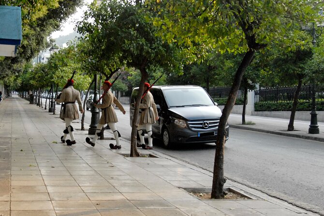 Airport transfer - The optional Athens driving tour