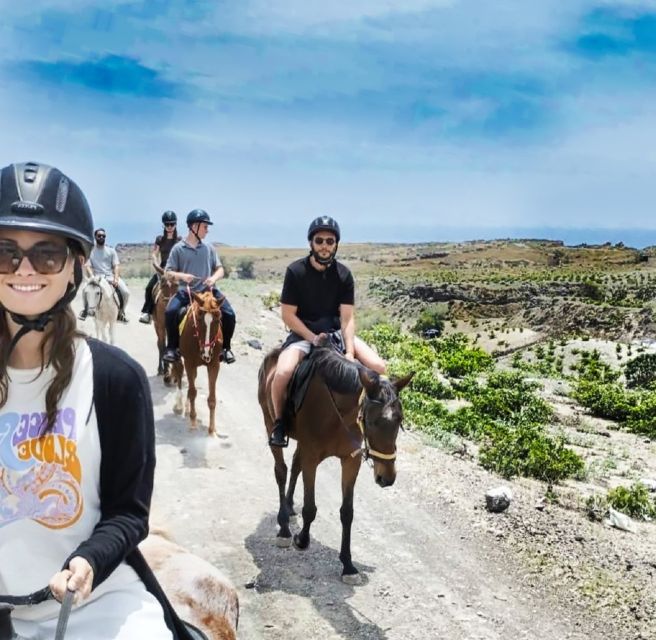 Akrotiri: Guided Horseback Riding Day Trip to a Beach - From Akrotiri stables to Santorini’s volcanic coast