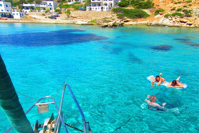 All inclusive day sailing tour from Naxos to the small cyclades - Leaving Naxos Port at 8:30 a.m.