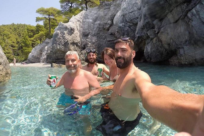All-Inclusive Full-Day Cruise & Lunch - Skopelos water and the sea caves at Dasia