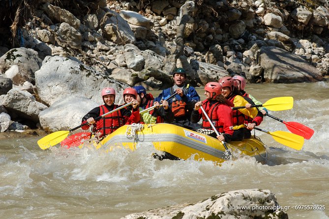 Arachthos white water river Rafting: Plaka's Bridge- Tzari - The Klifki Waterfalls and seasonal river changes