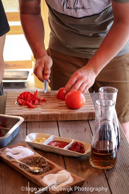 Argassi: Zakynthian Culture & Greek Cooking Class with Lunch - Lunch in the shaded garden is the payoff