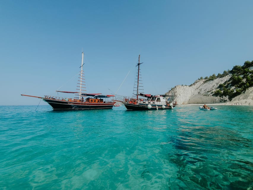 Argostoli: Full-Day Boat Trip with Lunch & Wine - The trip back through Argostoli Bay