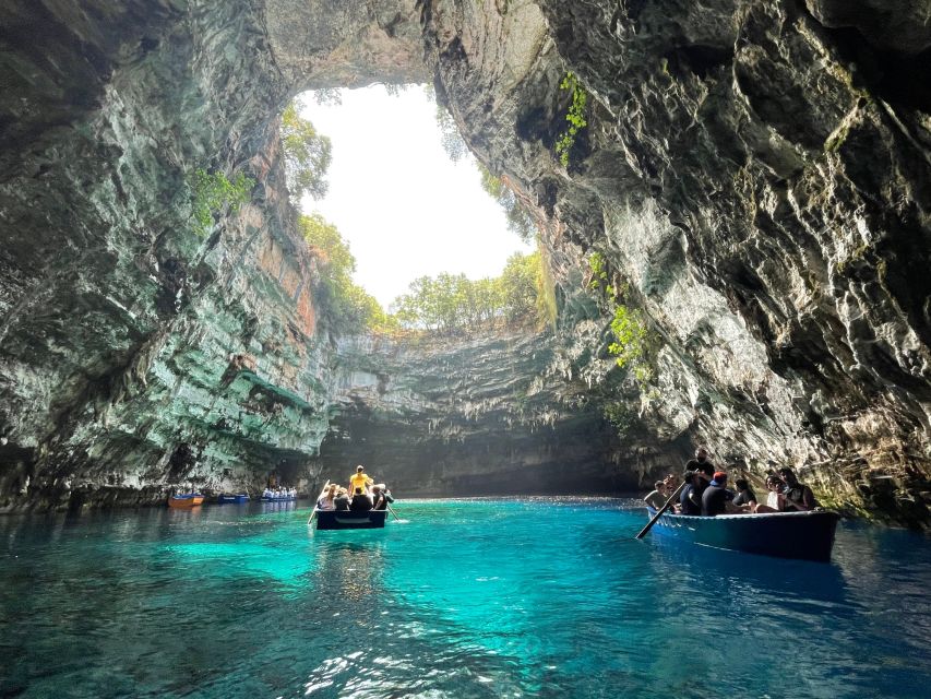 Argostoli: Melissani Lake, Drogarati Cave, and Myrtos Beach - Key points at a glance