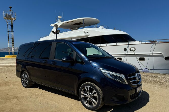 Arrival/Departure & Point to Point Transfer Services in Mykonos - Hotel pickup for departure day