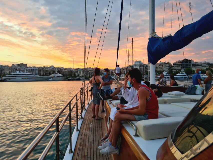 Athens: 3-Hour Sunset Cruise with Swim Stop, Snacks & Drinks - What the $114 price includes