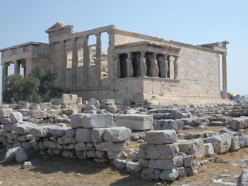 Athens: Acropolis & Acropolis Museum Guided Tour w/ Tickets - Walking up to the Acropolis