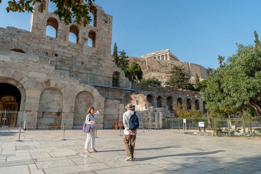 Athens: Acropolis FULLY PRIVATE Tour with Licensed Guide - The ancient defensive walls and the climb upward