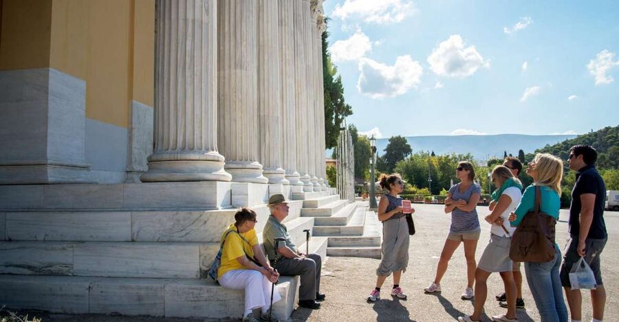 Athens, Acropolis & Museum Tour without Tickets - Climbing the Acropolis around 11:40 a.m.
