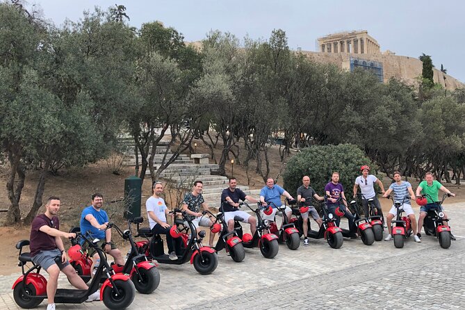 Athens Acropolis Official E-Scooter Guided Tour Fat E-Bike - Herod Atticus Odeon and Areopagus