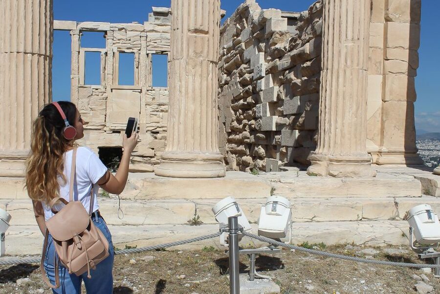 Athens: Acropolis Ticket with Multilingual Audio Guide - Climbing through the Propylaea