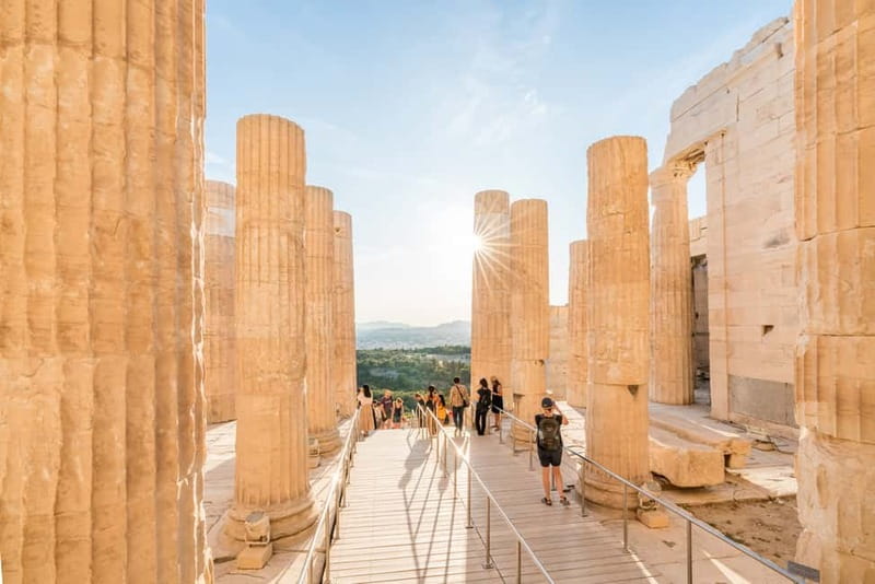 Athens: Acropolis Tour with Licensed Guide - Odeon of Herodes Atticus and the route upward