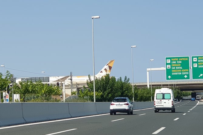 Athens Airport Private Transfer by Mercedes-Benz E Class Wagon to City Center - Helpful local advice along the way
