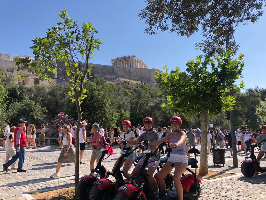 Athens: Award-Winning Acropolis Guided e-Scooter Tour - Areopagus Hill, Pnyx, and the birthplace of democracy