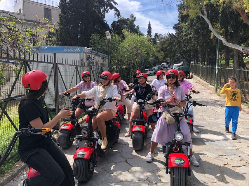 Athens: Award-Winning Acropolis Guided e-Scooter Tour - Thissio, cafés, and the Temple of Hephaestus