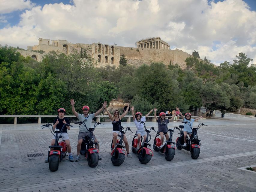 Athens: Award-Winning Acropolis Guided e-Scooter Tour - Meeting behind the Acropolis Museum