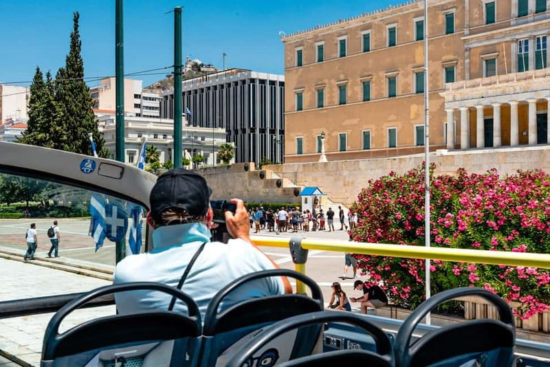 Athens: Big Bus Hop-on, Hop-off Tour by Open-Top Bus - Temple of Zeus, Parliament, and the stadium