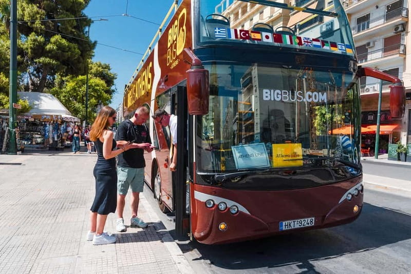 Athens: Big Bus Hop-on, Hop-off Tour by Open-Top Bus - The Riviera route trades ruins for sea views