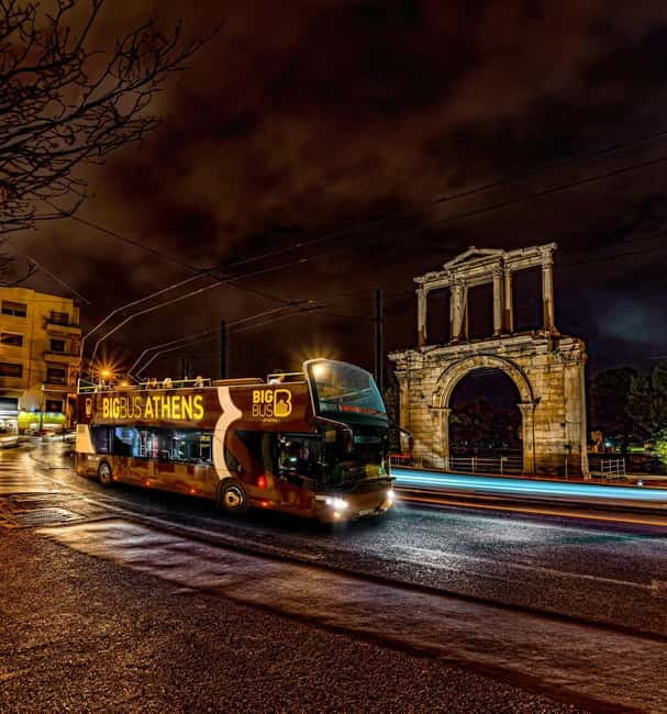 Athens: Big Bus Panoramic Night Tour by Open-Top Bus - Parliament, Syntagma, and the city’s grand public buildings