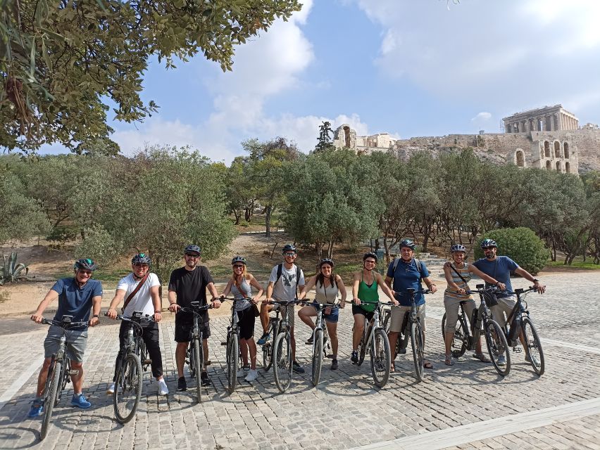 Athens: Bike Tour with Acropolis & Parthenon Visit - Thiseio, Hephaestus, and Athens viewed from above