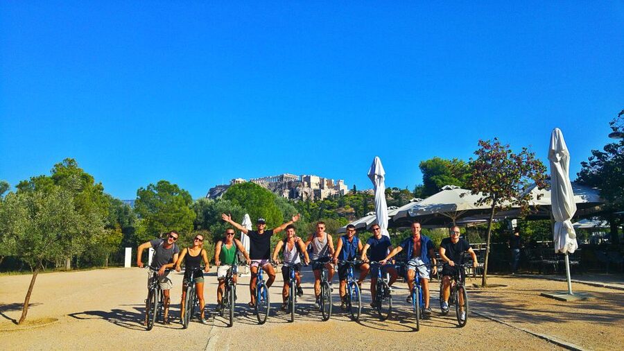 Athens: Bike Tour with Acropolis & Parthenon Visit - Kerameikos, Monastiraki, and the city center