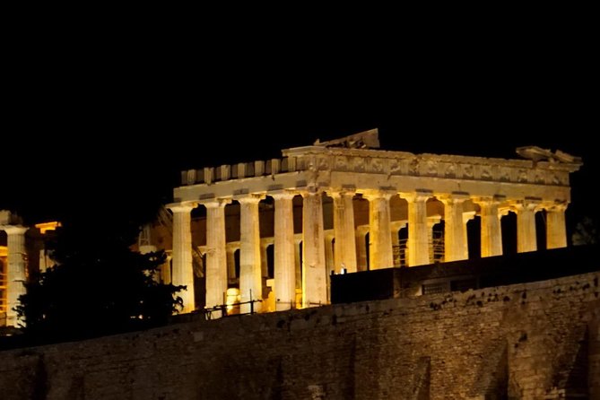Athens By Night Private Tour - Beginning beneath the Acropolis