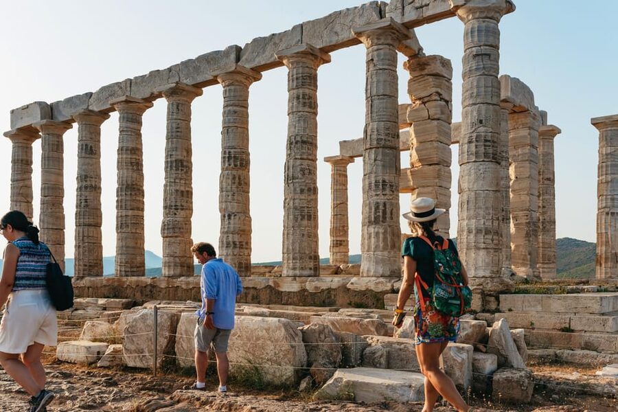 Athens: Cape Sounion & Poseidon Temple Sunset Half-Day Trip - The Athenian Riviera and Vouliagmeni drive