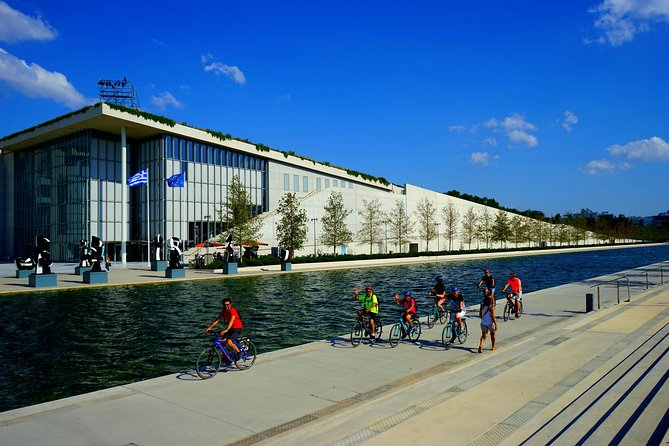 Athens City and Sea bike tour - Roman Agora and Ancient Agora from the bike