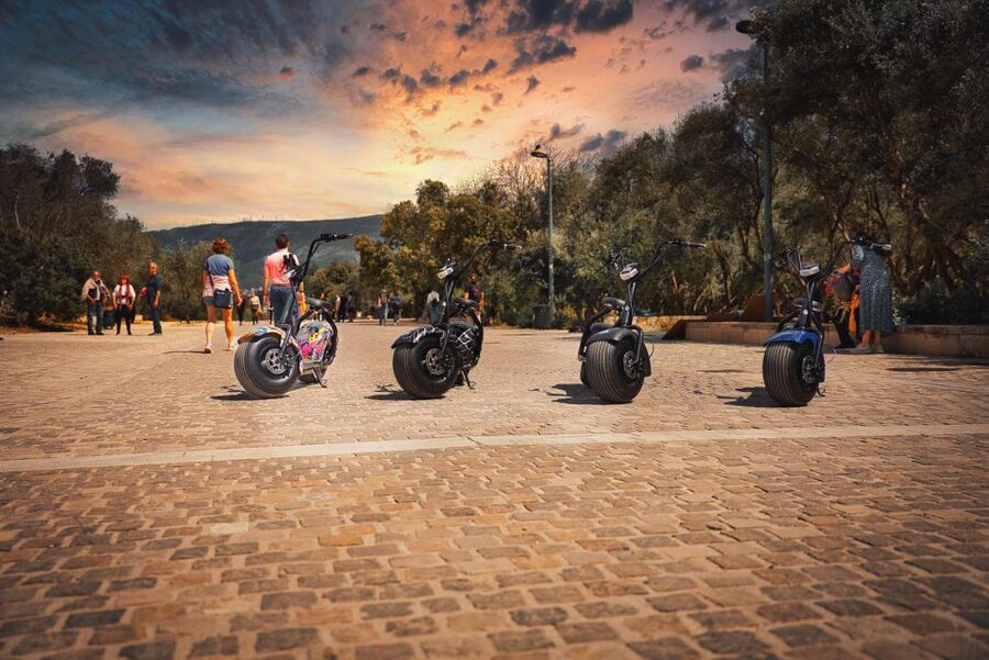 Athens: City Highlights Guided E-Scooter Tour - Kerameikos and the western edge of the route