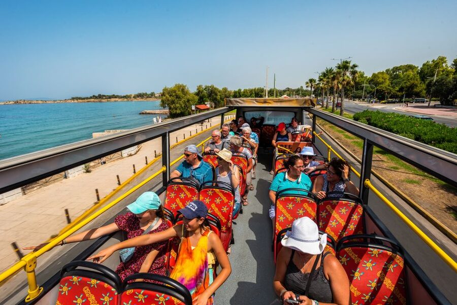 Athens: City Sightseeing Hop-On Hop-Off Bus Tour - The Beach and Riviera route to Glyfada and Vouliagmeni