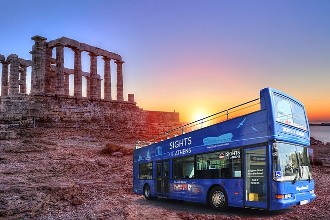 Athens Combo: Hop-on Hop-off Bus & Cape Sounion Sunset Tour - Using the two-day Athens bus pass